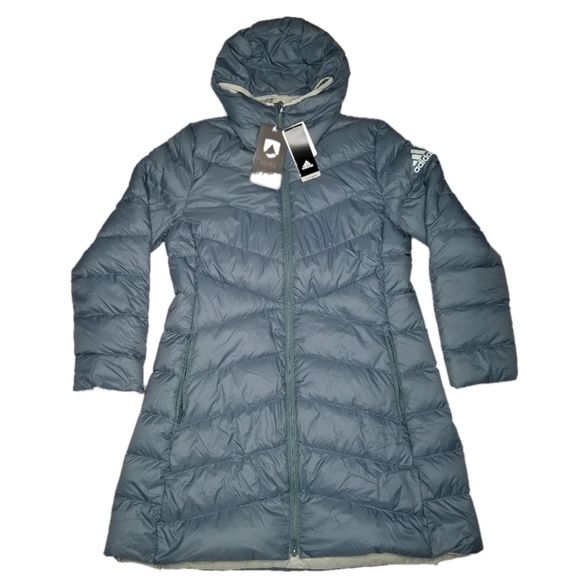 adidas Jackets & Blazers - adidas Climawarm Nuvic Down Puffer Jacket XL Blue